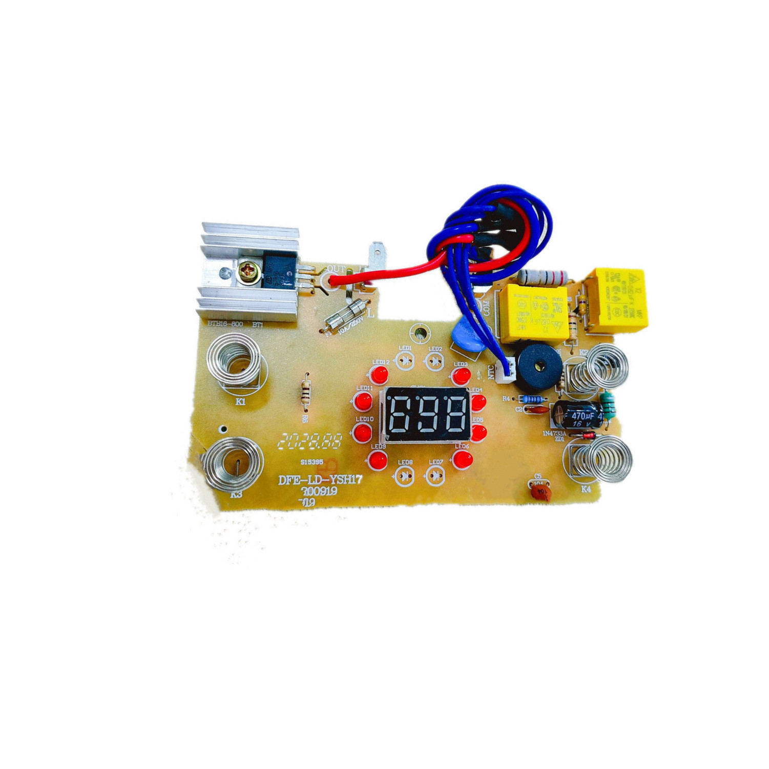 浙江便捷智能电水壶控制板方案开发设计 养生壶PCBA线路板来图做样